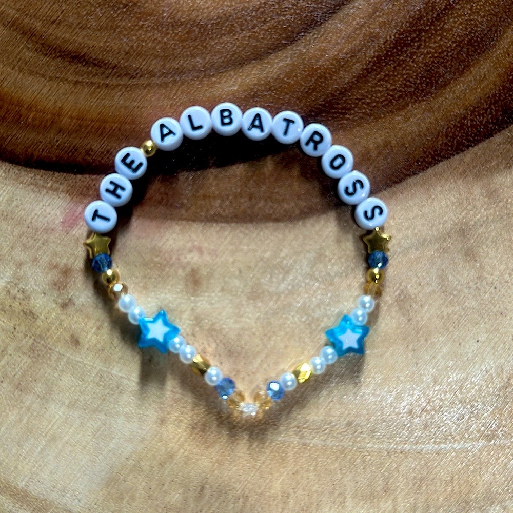 5 for $10 Taylor Swift Handmade Friendship Beaded Bracelet
“The Albatross”